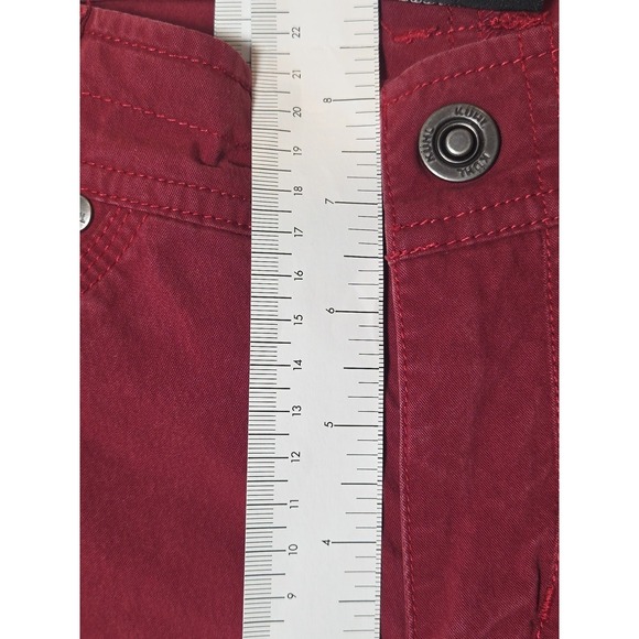 Kuhl Vintage Patina Dye Cargo Red Roll Up Hiking Pants Women's Size 8 Regular - Picture 7 of 14